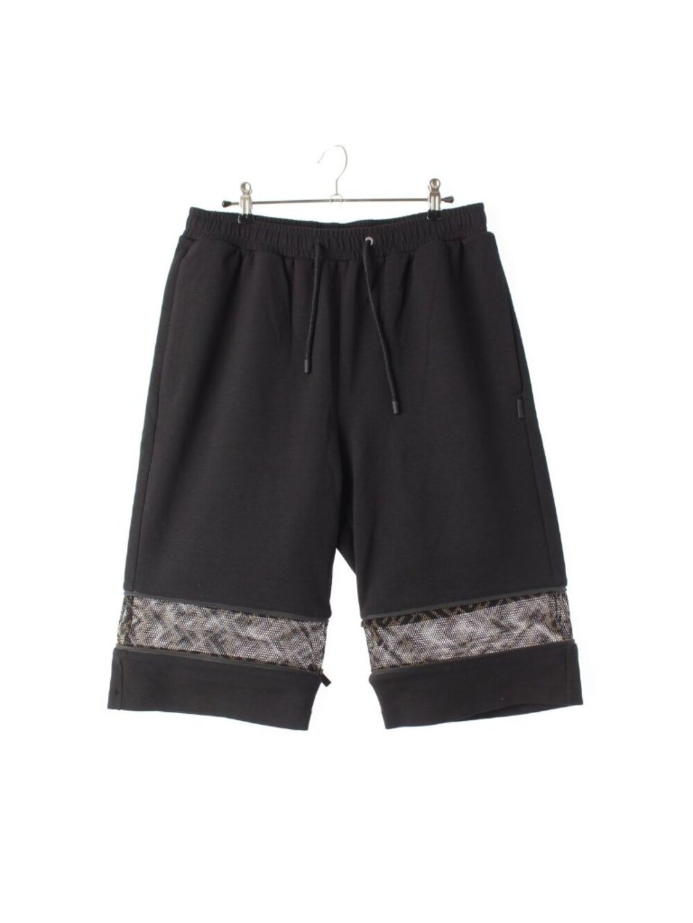 Fendi Mesh Zip Zucca Shorts Black 48